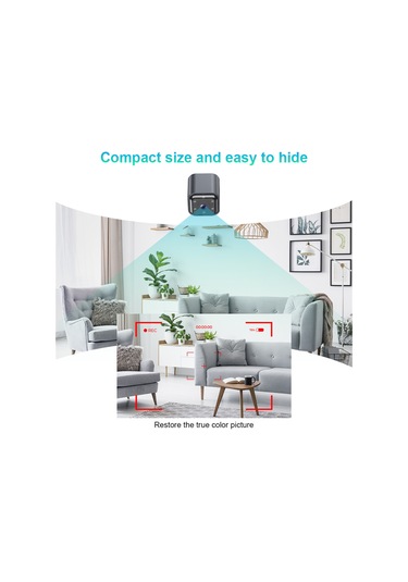 Moveevo As03 Akıllı Wifi Kamera: Düşük Enerji Tüketimi, Hd Gece Görüşü, İki Yönlü Konuşma, Ev Güvenliği Ve Spor İçin Hareket Algılama Kameralı