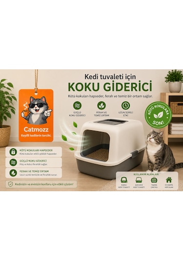Catmozz Mango Aromalı İp Askılı Kedi Tuvaleti Koku Gidericisi