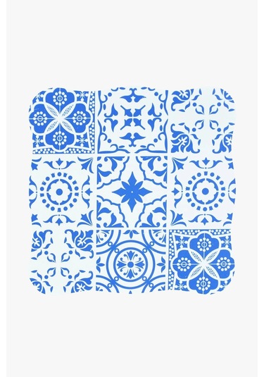 Nishev Lüks Bambu Mandala Otantik Nihale 17x17 Cm Renkli