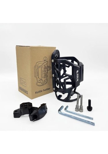 Chuangyinshop Zonk Alaşım Su Şişesi Tutucu Dayanıklı Kolay Montaj Seyahat Ve Sürüş İçin Kırmızı Kırmızı