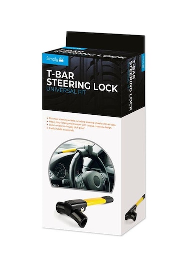 Simply Brands T-bar Araba Direksiyon Kilidi