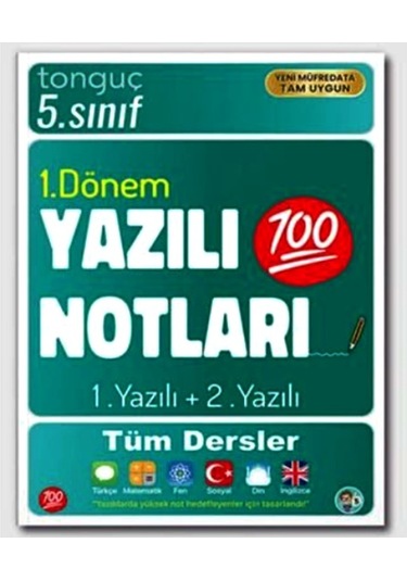 Tonguç 5. Sınıf Yazılı Notları 1.dönem