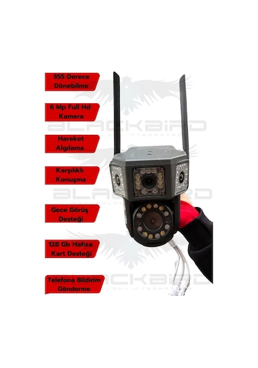Okam-3016 6 Mp Dual Lens Wifi Ptz Kamera