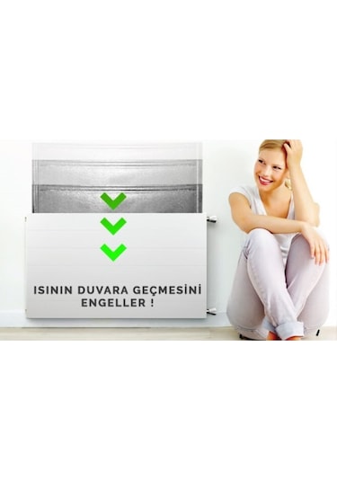 Tasarruf İçin Kalorifer Petek Arkalığı Petek Arkası Isı Yalıtımı