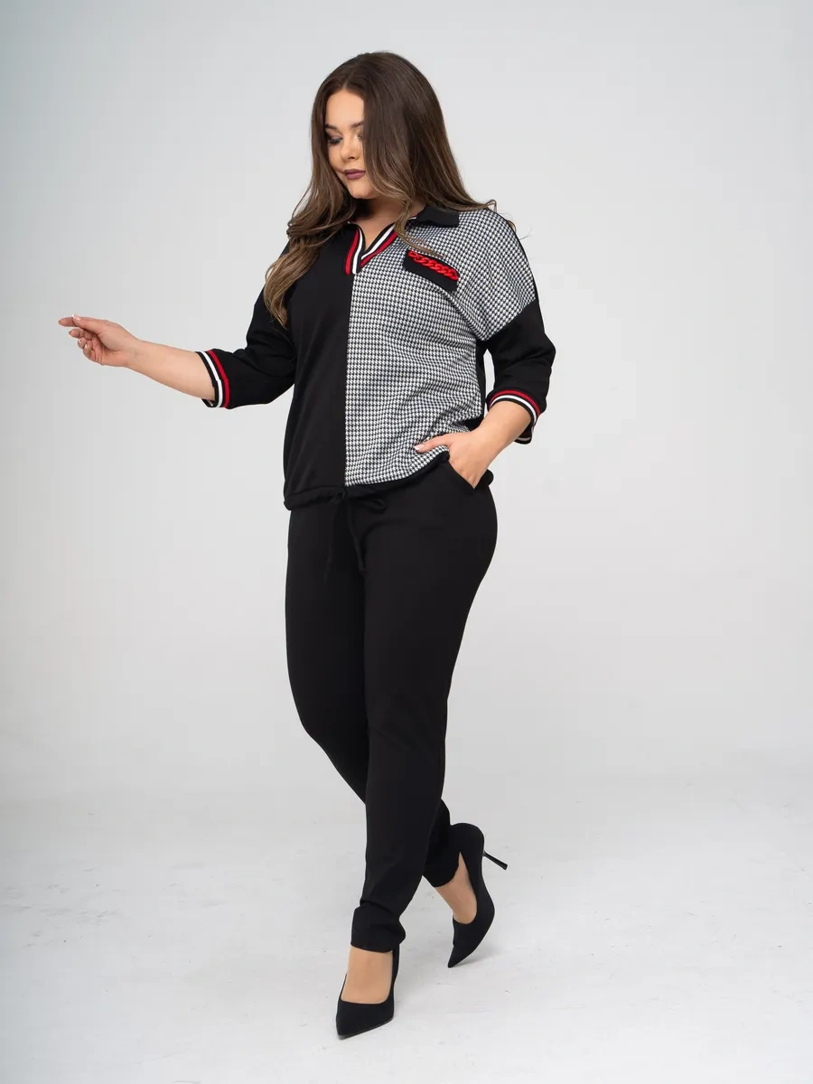 Hanıfa Ribanalı Bluz 261410351 Siyah