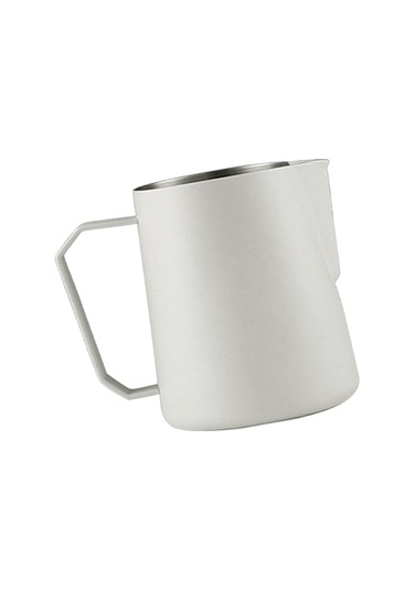 Suntek Latte Art Cafetiere Cappuccino White Için Buğulanmış Süt Sürahisi Buhar Sürahisi 600ml