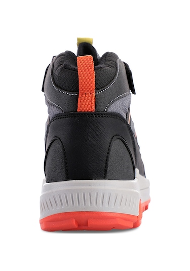 Slazenger KEPHAS IN Çocuk Cırt Cırtlı Koyu Gri / Turuncu Bot