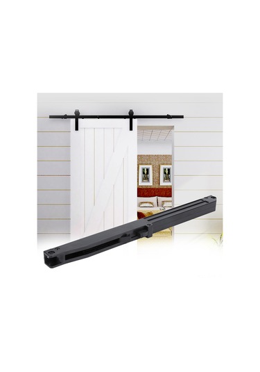Yaleker Barn Kapısı Yavaşlatıcı Tampon, İki Yönlü Sessiz Kapanma, Ayarı Uygun, Siyah 2 Adet Diğer