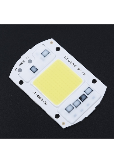 20w 30w 50w Led Projektör Cob Çip 220v Yüksek Güçlü Smd Led Çip Lamba Ampul Boncuk 50w