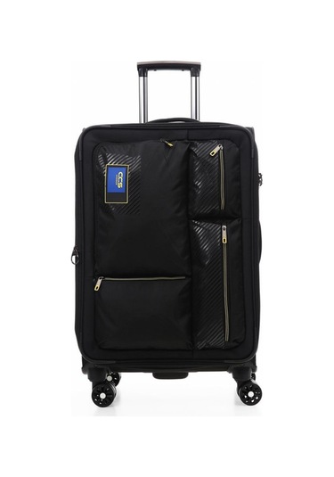 Ççs 600 Kumaş Orta Boy Valiz Siyah Null Siyah