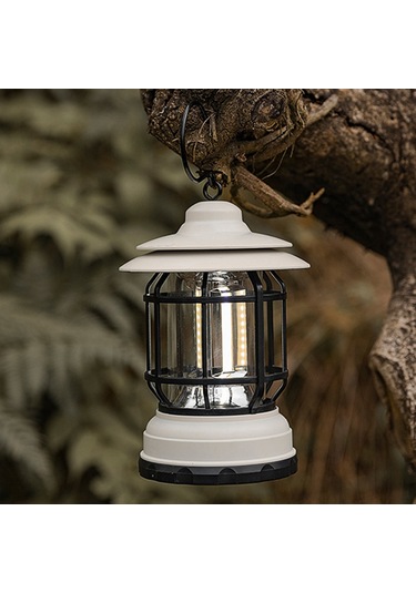 Symbee Siyah Taşınabilir Kamp Lambası - Usb Şarjlı, Ipx4 Su Geçirmez, Fonksiyonel Outdoor Aydınlatma Ve Dekoratif Işık Kaynağı Siyah