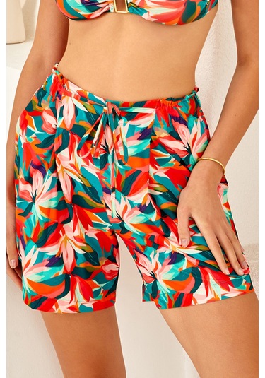 Kadın Havuz Deniz Şort Mayo 4407 Yeşil Yeşil