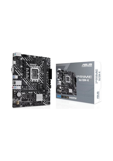 Asus Prime H610M-K Intel H610 5600 MHz DDR5 Soket 1700 mATX Anakart