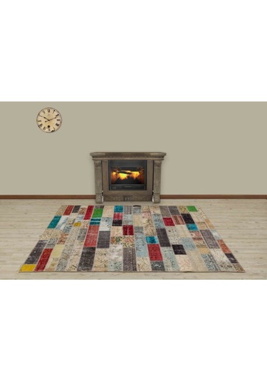 160 X 210 Model : 5006 Özel Patchwork Eskitme Halı