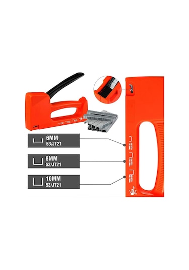 Workpro WP223001 6-10 MM Mekanik Zımba Tabancası + 800 Adet Zımba Set