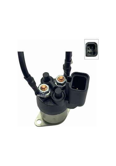 24v Marş Yardımcı Ara Otomatik Kablolu Düz Kulak 2 Fiş Soketli