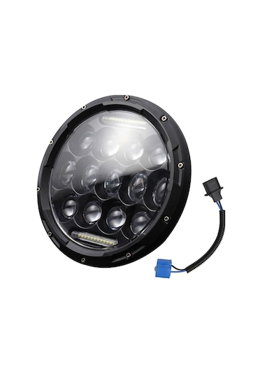 7 İnç 150w Led Far 10000lm, Ip67 Jeep Wrangler/land Rover/hummer İçin Alüminyum Kasa, 3000k-6500k Renk Sıcaklığı