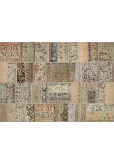 Eşsiz Güzelliğe Sahip Patchwork Halı 160 X 230 Cm 6285