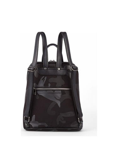 Bilik Deri Siyah/kamuflaj Kadın Sırt Çantası Dlr01 085 Siyah/kamuflaj Siyah - Kamuflaj