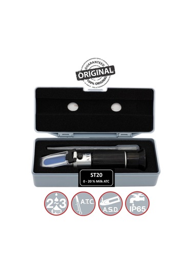 ATC ST20 Süt Refraktometre 0-20 % Süt Numunelerine Özel