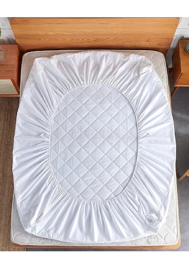 Alla Turca Kapitoneli Sıvı Geçirmez Alez Komple Lastikli 140x200