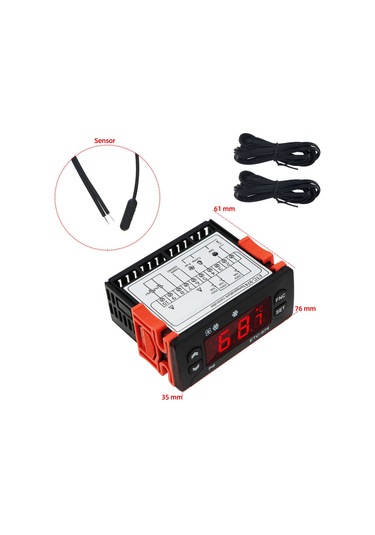 Etc 974 Dijital Termostat Çift Prop