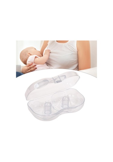 Suntek 2 Adet Silikon Meme Kalkanları Manuel Göğüs Pompası