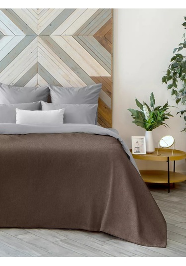 Loveme 200x220 Rogozhka Kumaş Yatak Örtüsü 59430283 Çikolata