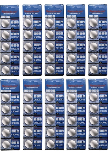 Mettzchrom Cr2032 3v Lityum Pil 1 Kutu 100 Adet