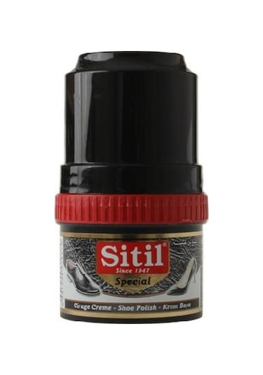 Sitil Krem Ayakkabı Boyası Siyah 60 Gr
