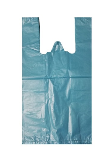 Kalın Mavi Poşet Küçük Boy 1 Kg Hışır Atlet Poşet