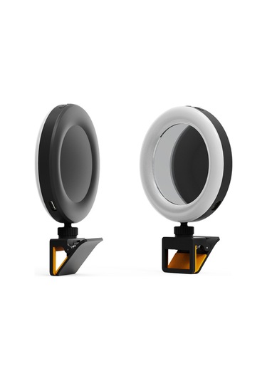 Qingmipy Usb Şarjlı 3 Renkli Aydınlatmalı Dizüstü Ve Telefon İçin Ayarlanabilir Parlaklıkta Klipsli Selfie Işığı Diğer