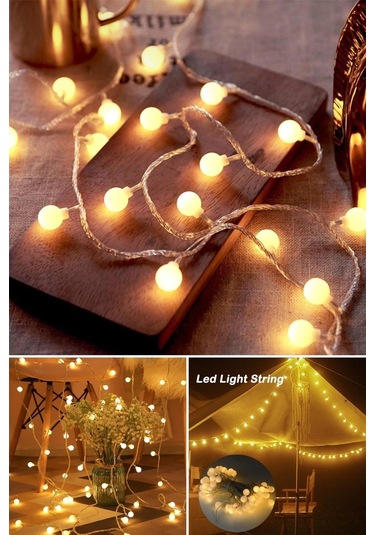 Trendpoint 20 Ledli 3 Metre Şerit Led Sembollü Kablolu Süsleme De