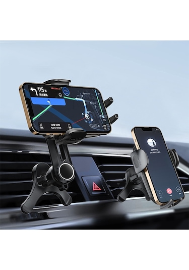 Cbtx Global A034 9. Nesil Plastik Araba Y-şekilli Taban Hava Çıkışı Klip Braketi Cep Telefonu Tutucu - Yeşil