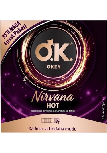 Okey Nirvana Hot Prezervatif 35'li