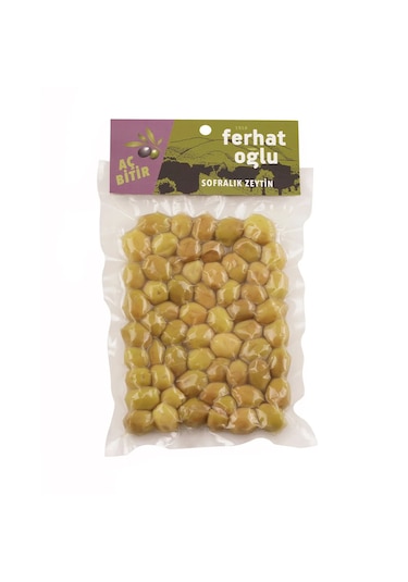 Yeşil Kırma Zeytin 200 G - Vakumlu Paket