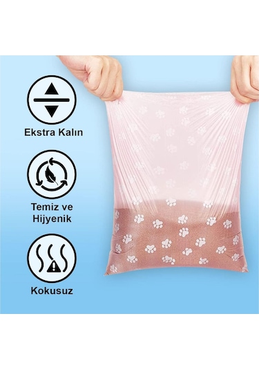 Pribor Kedi Köpek Dışkı Kaka Poşeti 4 Lü / Hazneli Kedi Kumu Küreği Içinde Uygundur