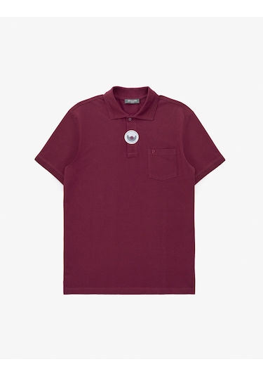 Pierre Cardin Erkek Bordo Tişört Basic 50321144-vr014