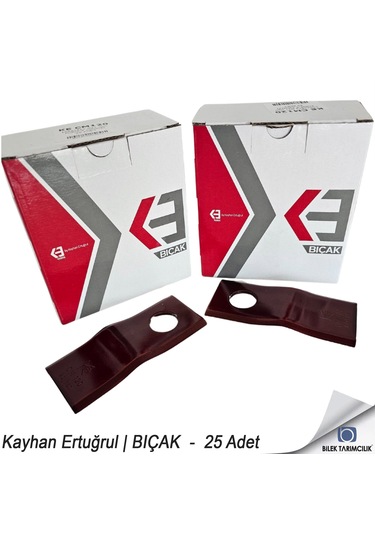 Tambur Bıçağı 1 Kutu 25 Adet Kayhan Ertuğrul