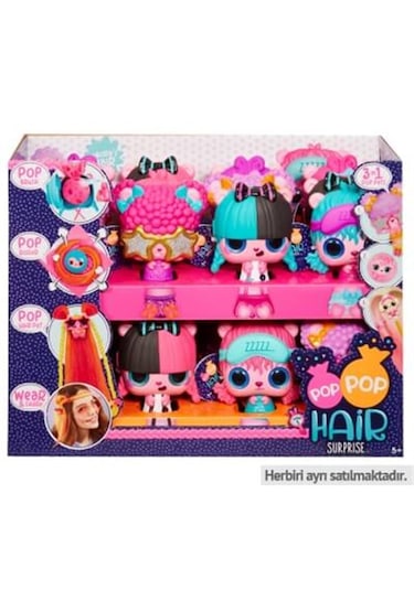 Pop Pop Fırlayan Saçlar 3u 1 Arada Ppa01000