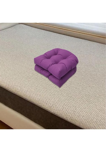 Homyl Kapalı Açık Hasır Patio Oturma Minderi, 19" X Alabilir Menekşe