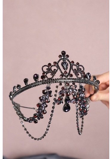 FdayAksesuar En Güzel Gelinlere Özel Hürrem Saçaklı Alınlık Gelin Kına Tacı FRDY31633