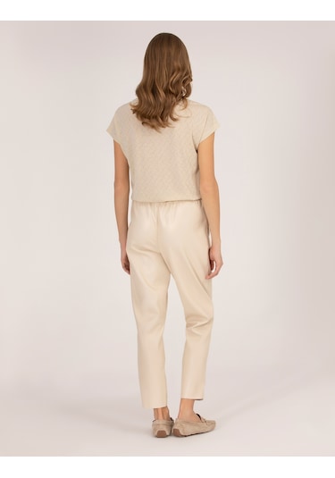 Pierre Cardin Kadın Krem Pantolon Kanvas-chino 50263163-vr071 Krem