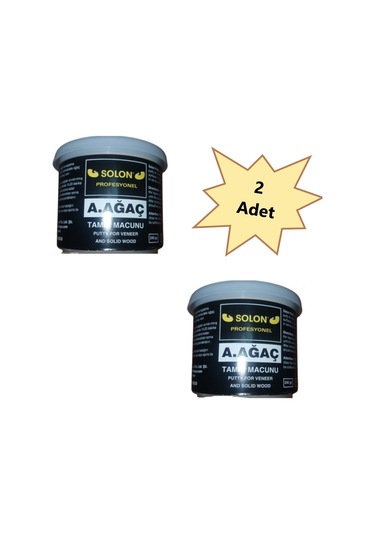 2 Adet Çok Amaçlı Ahşap Parke Masa Sehpa Çizik Çok Amaçlı Tamir Dolgu Macunu Akçaağaç 240 Gr