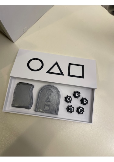Squid Game Gonggi Kutulu Siyah 5 Taş Oyunu Ve Taş Oyun