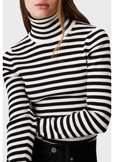 Calvin Klein Kadın Kazak J20j224225 Ybı Beyaz-siyah Beyaz - Siyah