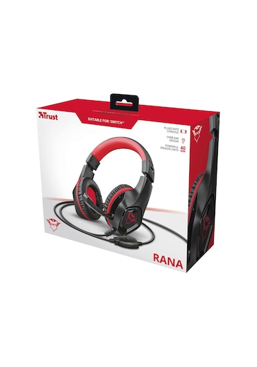 Trust GXT 404R Rana Switch Kulak Üstü Oyuncu Kulaklığı
