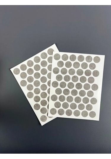 Mebel'naa Furnitura Mystery Mobilya İçin Kendinden Yapışkanlı Tıpa D-14 Mm 50 Adet 399093365 Gri