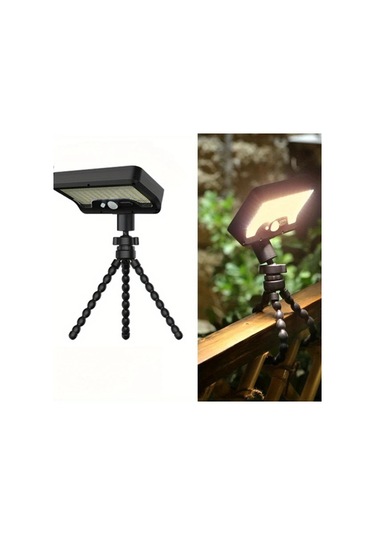 Xuweiwei 1 Adet Beyaz Işık Güneş Duvar Lambası 1500lm Açık Hava 3 Mod 12 Saat Bahçe Çit Yol Beyaz Işık