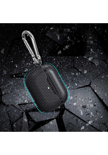 Ekılıf - Airpods Pro Uyumlu - Kılıf Darbelere Karşı Dayanıklı Koruyucu Silikon Kılıf Airbag 20 - Koyu Yeşil